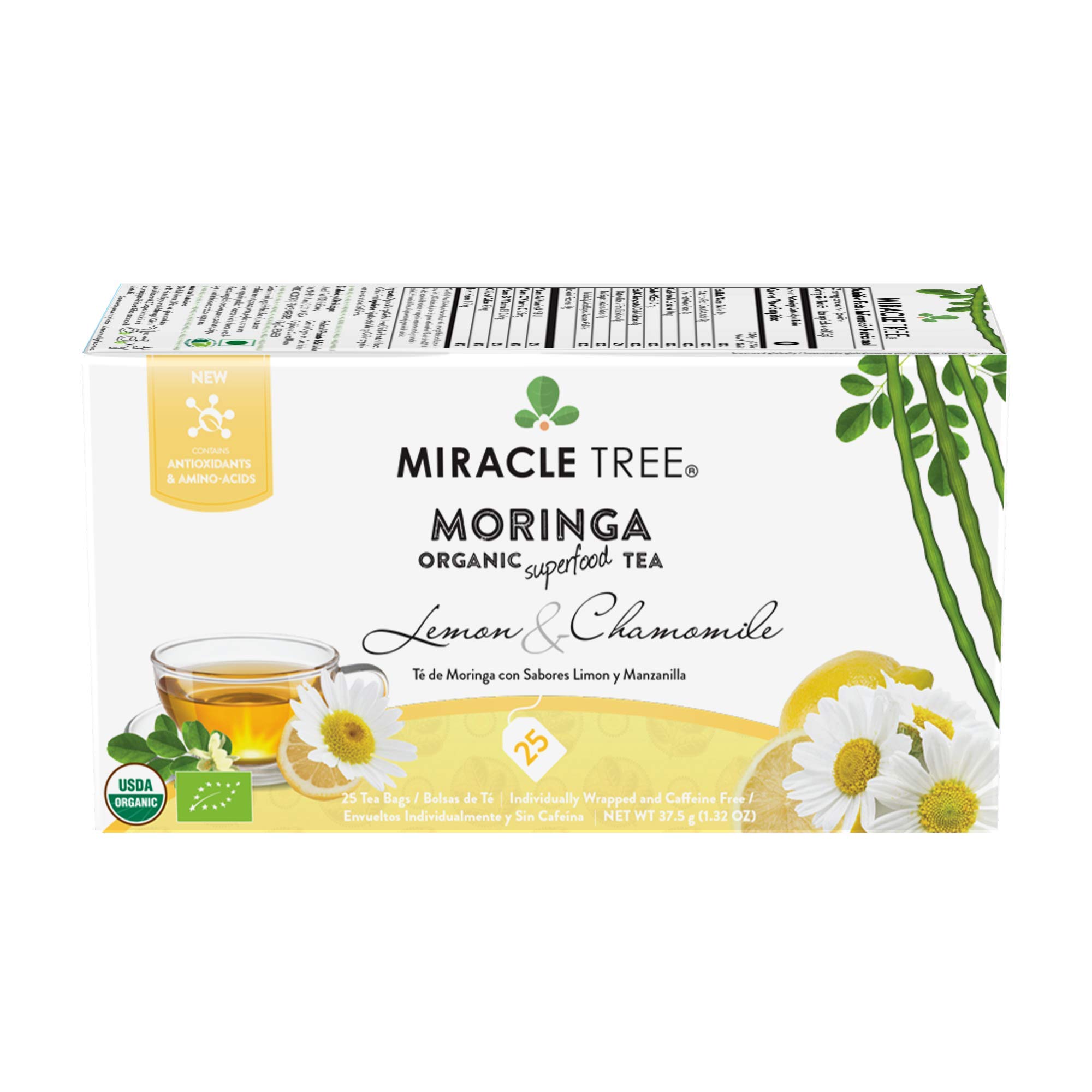 Amazon.com : Miracle Tree - Organic Moringa Superfood Tea, 25